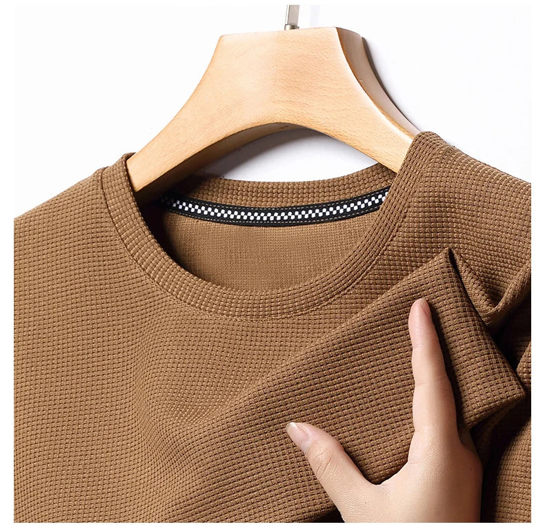 The Matteo Rossi Waffle Round-Neck Tee